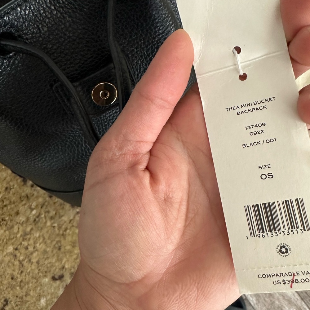 New Tory Burch Thea backpack /satchel/ shoulder leather bag <each>398 re… - Picture 15 of 16